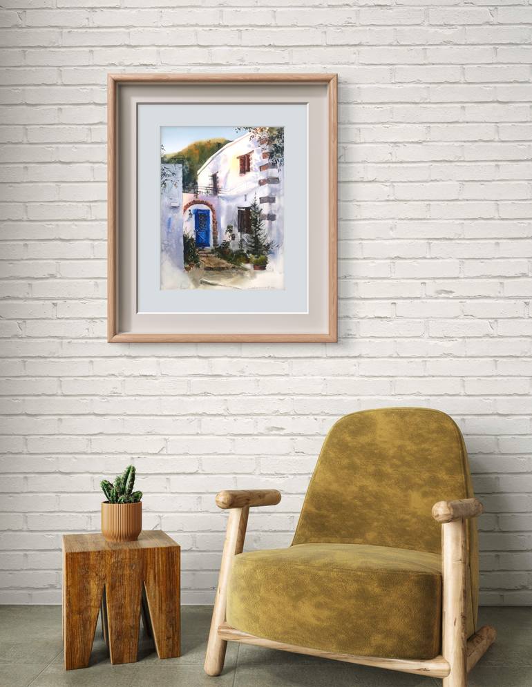 Original Expressionism Architecture Painting by Eugenia Gorbacheva