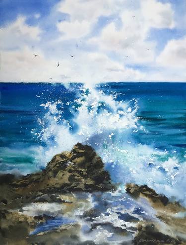 Original Seascape Paintings by Eugenia Gorbacheva