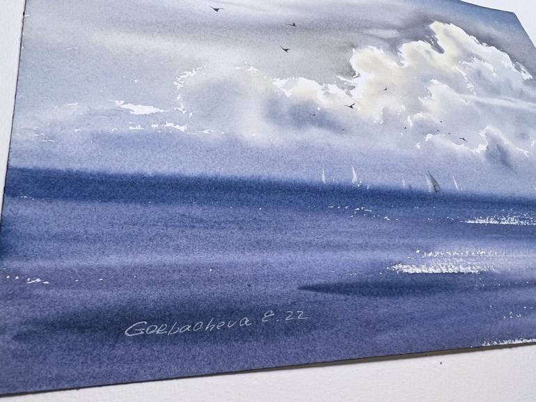 Original Seascape Painting by Eugenia Gorbacheva