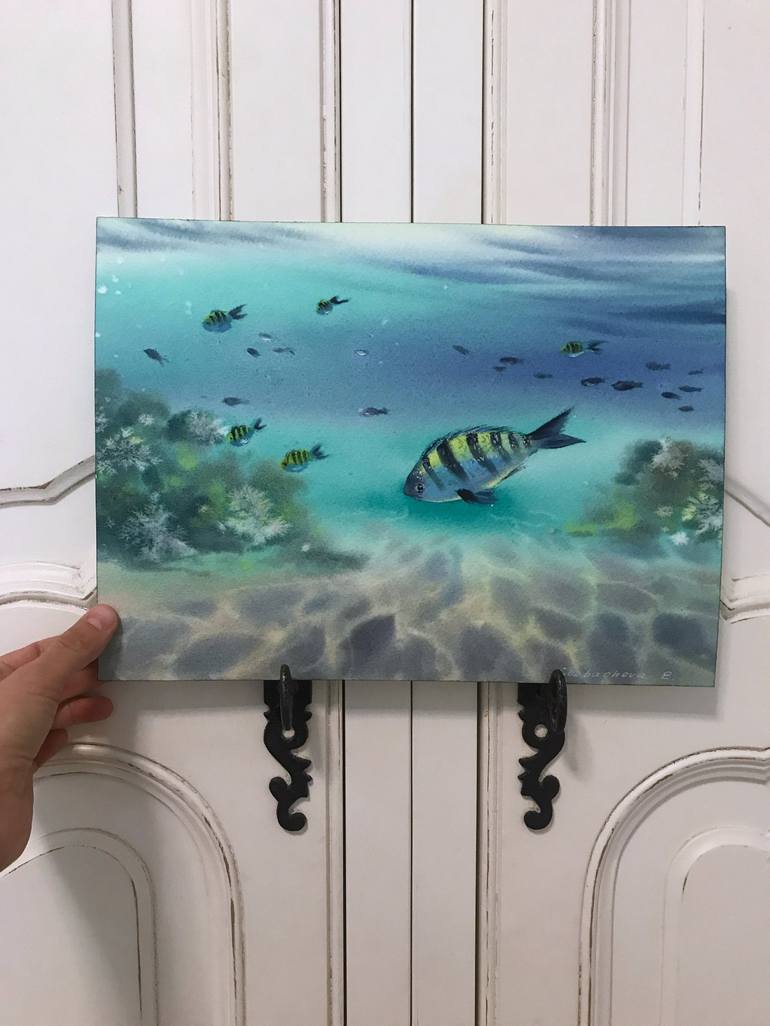 Original Fish Painting by Eugenia Gorbacheva
