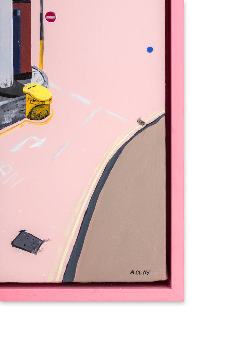 Original Documentary Architecture Painting by Annie Clay