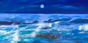 Original Expressionism Seascape Paintings by Dorian Davies