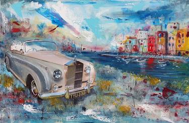 Original Car Mixed Media by Daniel Zlota