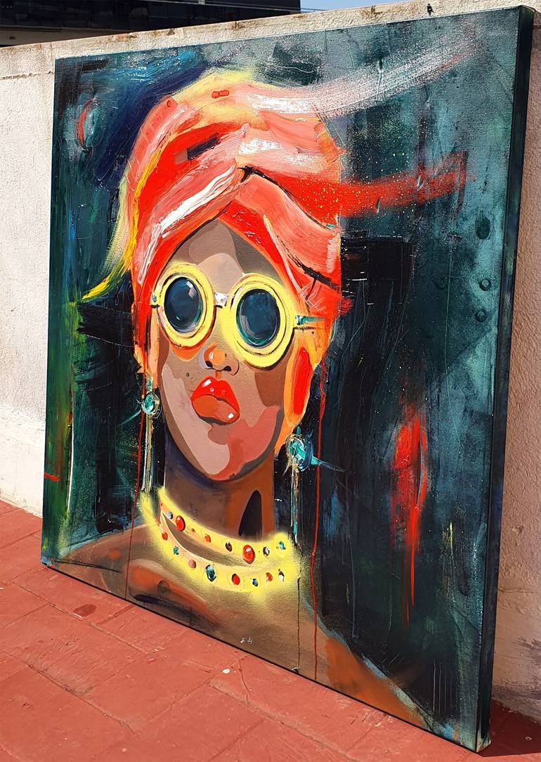 Original Portraiture Women Painting by Daniel Zlota