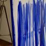 This work is inspired by the ultramarine blue colour.