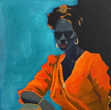 Original Figurative Women Paintings by Abi Salami