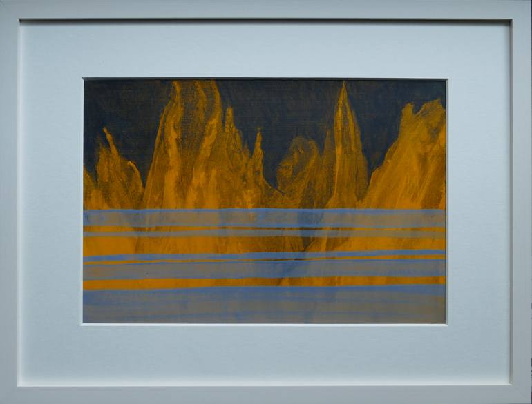 Original Modernism Light Painting by Johanna Siegel