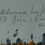 Johanna Siegel, Misummer bonfire, 2017_Signature and title
