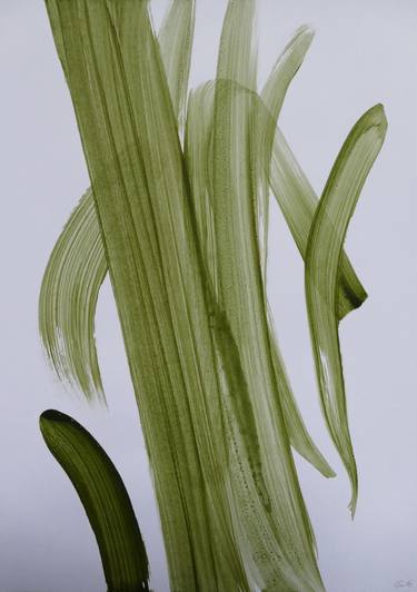 Print of Abstract Botanic Paintings by Johanna Siegel