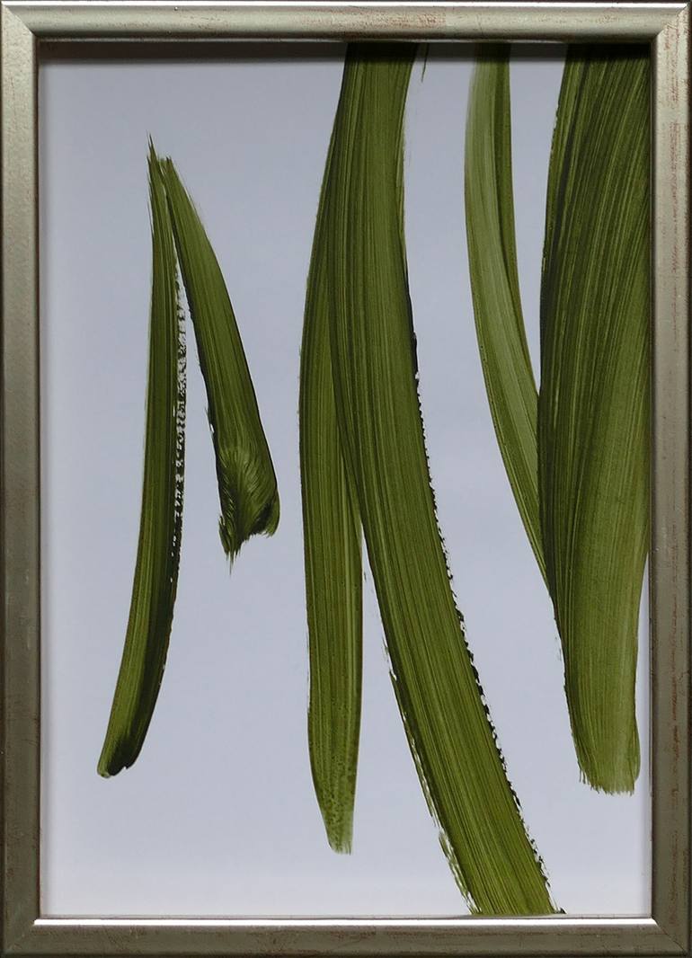 Original Abstract Botanic Painting by Johanna Siegel