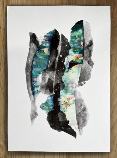 Original Abstract Printmaking by Anna Bilman