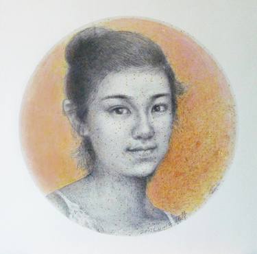 Print of People Drawings by lirong wang
