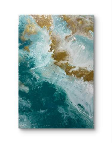 Original Abstract Expressionism Abstract Painting by Leah Pilapil Calomarde