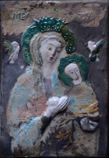 Print of Fine Art Religious Sculpture by maria hempel-dyblik