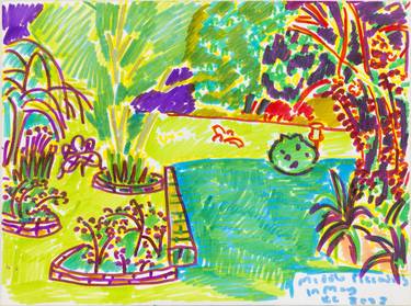 Print of Garden Drawings by Kirstine Chaffey