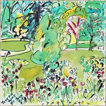 Print of Garden Paintings by Kirstine Chaffey