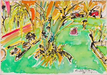 Print of Garden Paintings by Kirstine Chaffey
