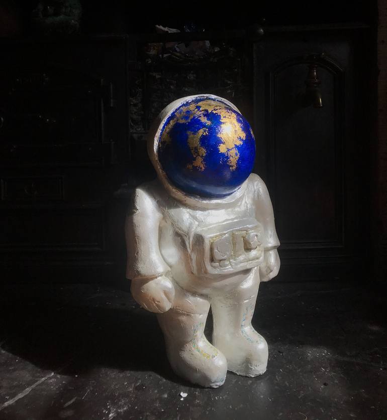 Original Outer Space Sculpture by Arran Ross