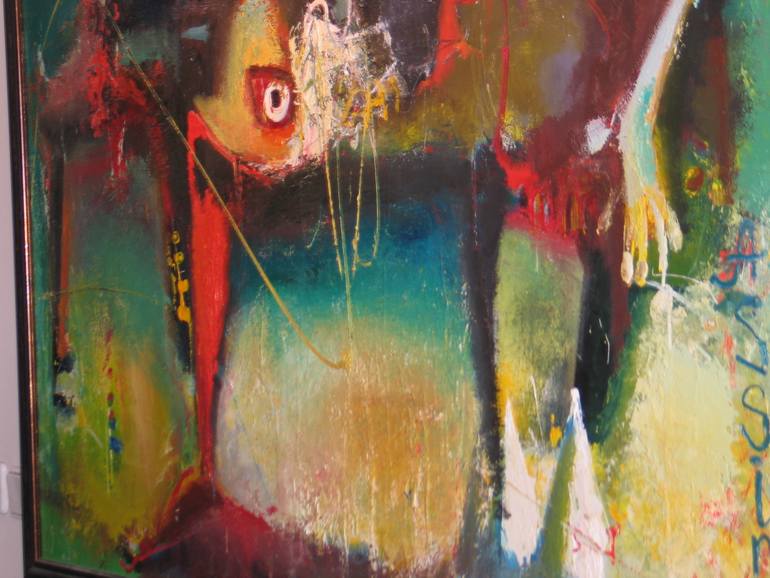 Original Abstract Expressionism Abstract Painting by Tatyana Step