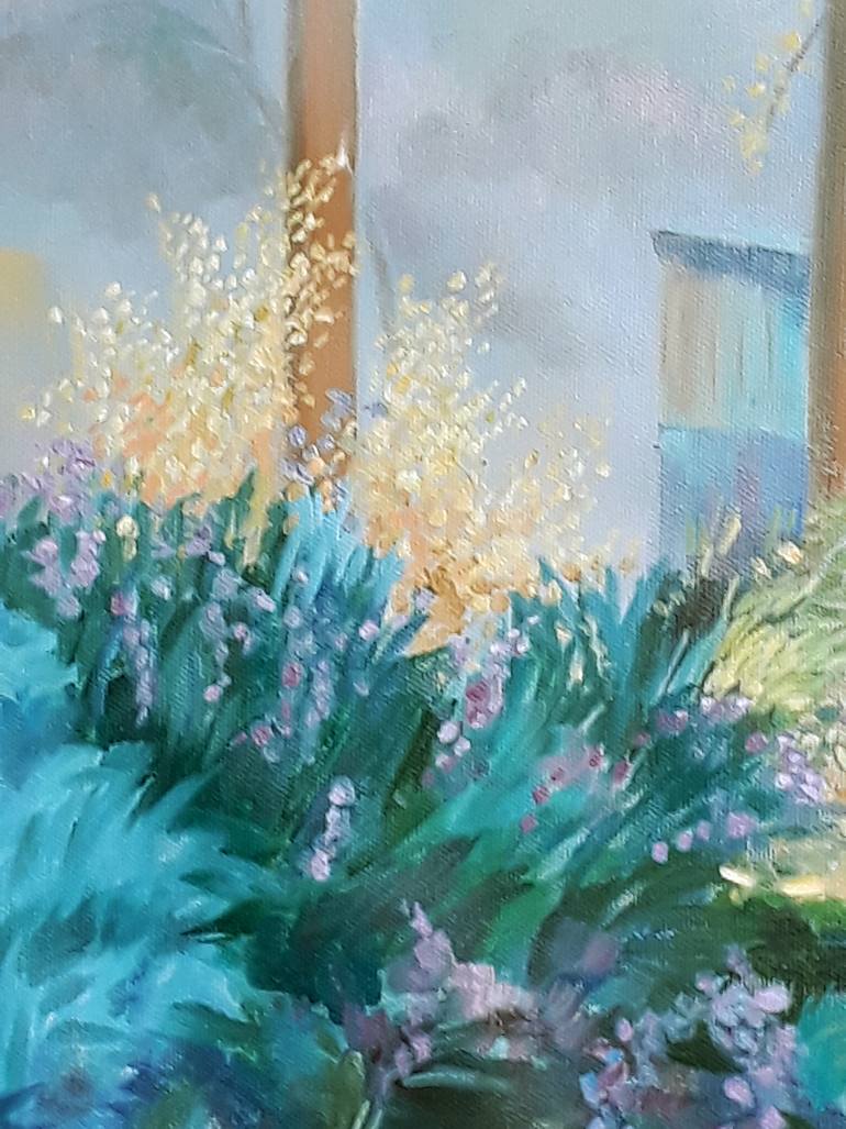 Original Expressionism Floral Painting by Tatyana Step