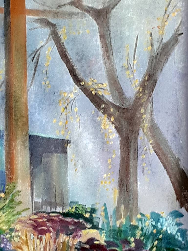 Original Expressionism Floral Painting by Tatyana Step
