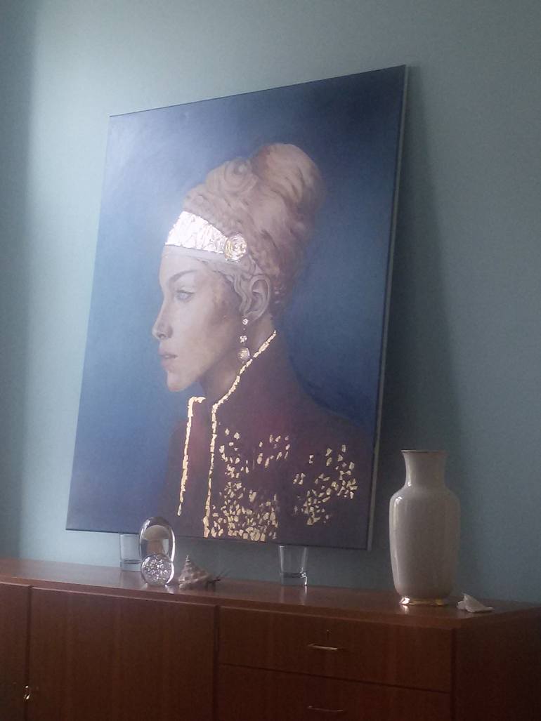 Original Art Deco People Painting by Isa Losso