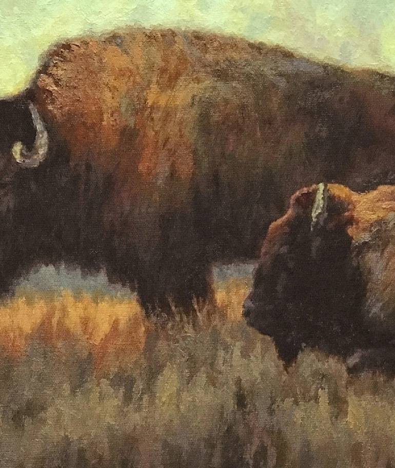 Original Impressionism Animal Painting by R K Jolley