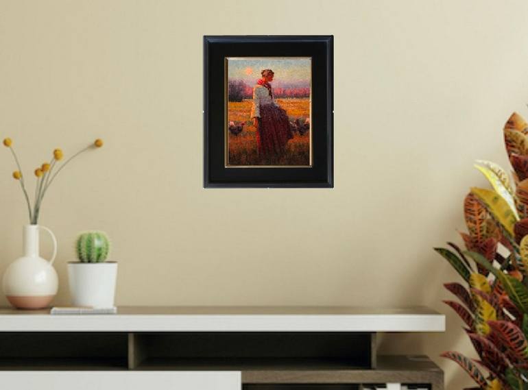 Original Figurative Women Painting by R K Jolley