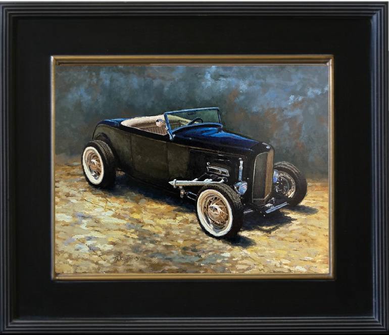 Original Realism Car Painting by R K Jolley