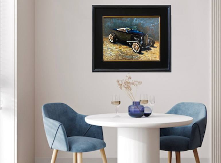 Original Realism Car Painting by R K Jolley