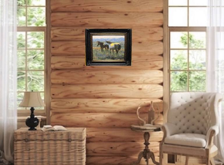 Original Impressionism Horse Painting by R K Jolley