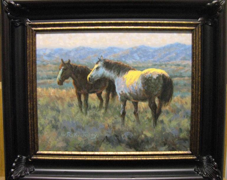 Original Impressionism Horse Painting by R K Jolley