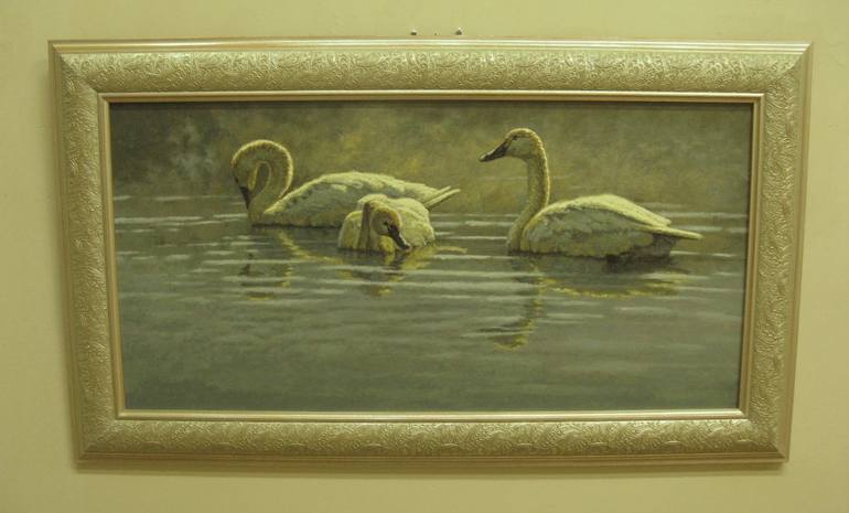 Original Figurative Animal Painting by R K Jolley