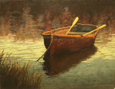 Original Boat Paintings by R K Jolley