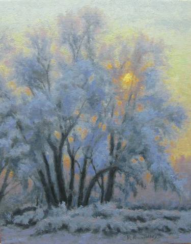 Original Impressionism Tree Paintings by R K Jolley