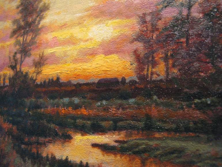 Original Impressionism Landscape Painting by R K Jolley