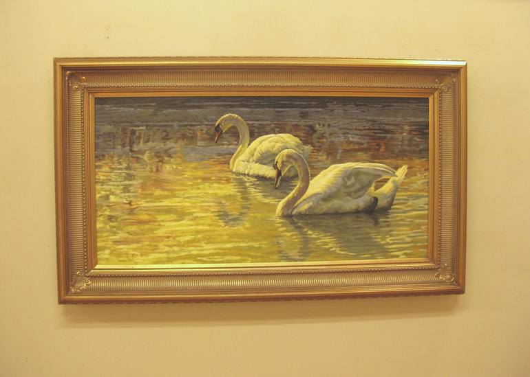 Original Figurative Animal Painting by R K Jolley