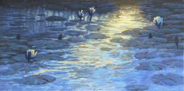 Print of Impressionism Water Paintings by R K Jolley