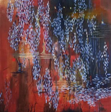 Original Abstract Expressionism Abstract Paintings by Namrata Dey