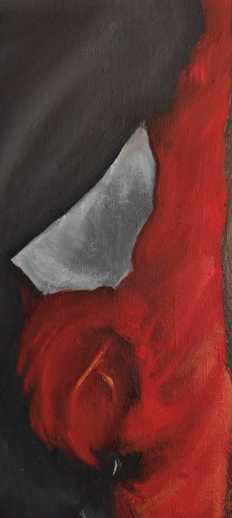 Original Abstract Expressionism Abstract Painting by Namrata Dey