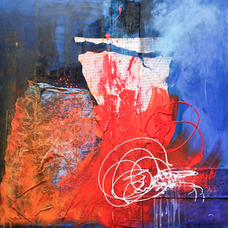 Stürmische Liebe / Stormy love Painting by Anita Katzenstein | Saatchi Art