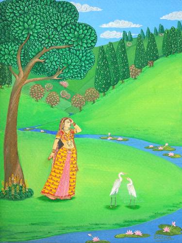 Print of Fine Art Garden Paintings by Prerna Barcan