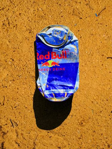 Crushed Red Bull Can III Desert Sand - Limited Edition 10 of 10 thumb