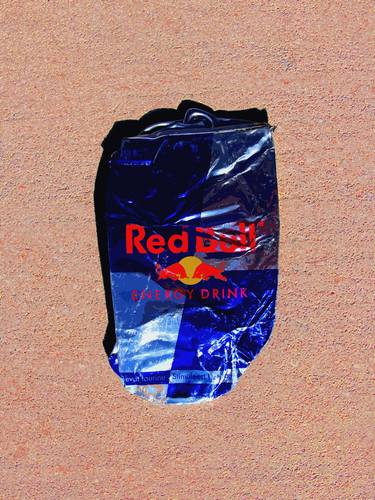 Crushed Red Bull Can VI Stone - Limited Edition 10 of 10 thumb