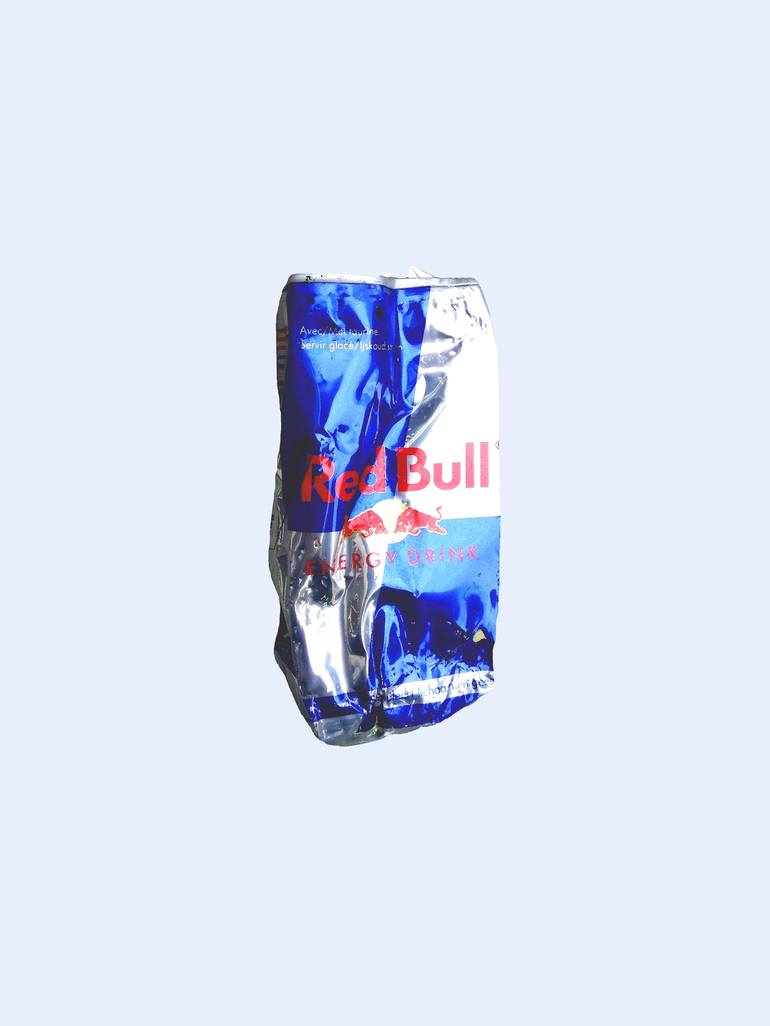 red bull cans art
