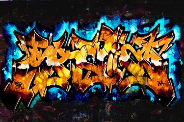 Print of Street Art Graffiti Mixed Media by X O