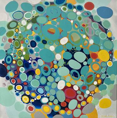 Original Pop Art Abstract Paintings by Michelle Kranz