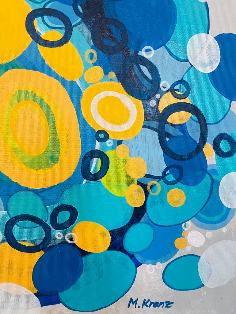 Original Abstract Expressionism Abstract Painting by Michelle Kranz