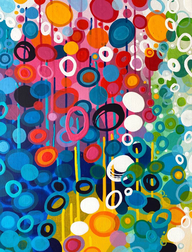 Original Color Field Painting Abstract Painting by Michelle Kranz