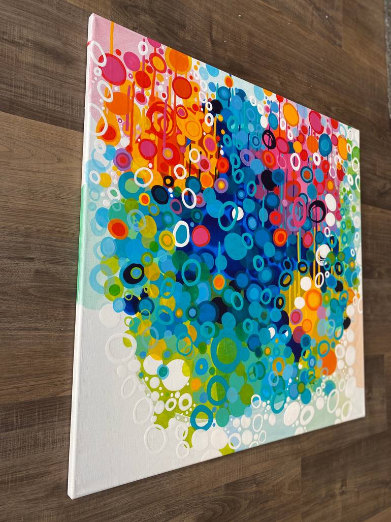 Original Color Field Painting Abstract Painting by Michelle Kranz